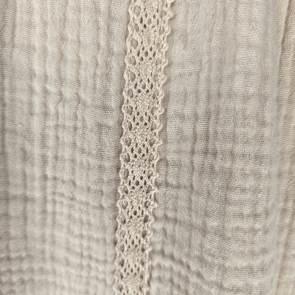 Jolie & Joy Light Beige Cotton Pull On Pants NWT - Picture 3 of 8